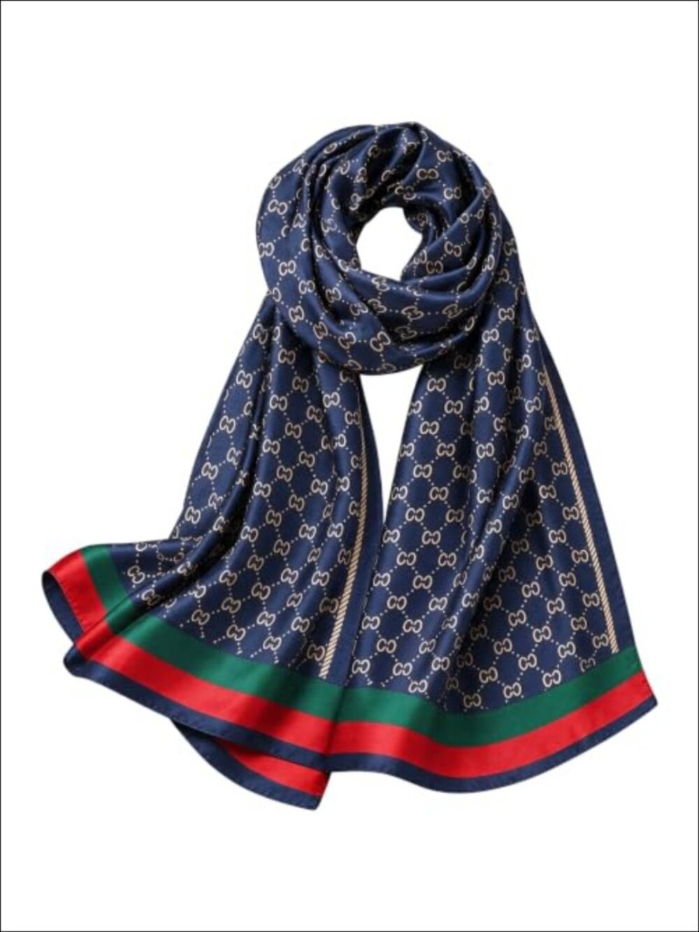 Silk-Feel Satin Scarf Shawl Wrap for Women Lightweight Oversized